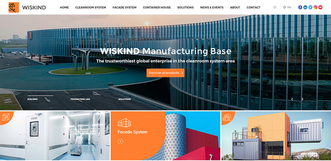 万事达股份WISKIND外贸网站建设案例